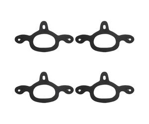 Be In Your Mind 4Pcs Rubber Spur Straps Tie-Down Straps Spur Tie-Down for Training Horses
