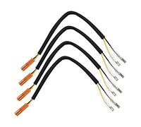 Be In Your Mind 4x Turn Signal Wiring Adapter Compatible with Honda Plug Adapter Motorcycle Turn Signal Adapter Cable Approx. 22.5cm/8.86inch