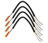 Be In Your Mind 4x Turn Signal Wiring Adapter Compatible with Kawasaki Plug Adapter Motorcycle Turn Signal Adapter Cable Approx. 22.5cm/8.86inch