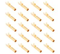 Be In Your Mind 50pcs 2.4mm Round Brass Terminals for Round Piezoelectric Terminals