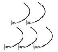 Be In Your Mind 5pcs 3.1 4P Type C Solder Joint Tape Baffle Charging Plug Cable 3A, Line Length 15cm, for USB Power Panel Controller