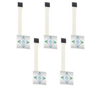 Be In Your Mind 5pcs 5 Keys 1x5 Matrix Array Membrane Keyboard Keypad Control Panel 40x40mm