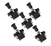 Be In Your Mind 5Pcs ASW-05 Single Gear Push-pull Switch Electrical ON-OFF Push-Pull Switch Accessories for Electrical Appliances Tractor 10A DC12V/24V
