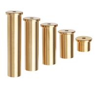 Be In Your Mind 5pcs Golf Club Weight Head Brass Shaft Tip Weights Weight Head Accessories Suitable for Steel Wood Steel Iron Shafts (2/4/6/8/10g)