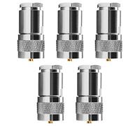 Be In Your Mind 5Pcs PL259 Cable Clamp Compression Plug Coaxial Adapter for 7D-FB Ecoflex 10 RG213 RG214 LMR400