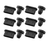 Be In Your Mind 6 Sets Rubber Dust Plug Compatible with Sony Walkman NW-A300 Series NW-A306 NW-A307 NW-A100 A105 A105HN A106 A106HN A100TPS, Black