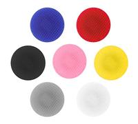 Be In Your Mind 7Pcs Plastic Analog Joystick Cap Replacement Compatible with Sony PSP 1000, 1003, 1004 in White, Yellow, Blue, Black, Grey, Pink, Red