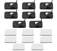 Be In Your Mind 8Pcs Archery Rest Left Hand Plastic Arrow Rest Archery Arrow Rest Pad Self Adhesive Arrow Sticker Accessories for Hunting Shooting Targeting