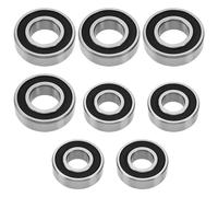 Be In Your Mind 8pcs Trailer Roller Wheel Bearings Kit Replacement Part 6004-2RS-C3 6202-2RS-C3 Compatible with Erde 100 101 107 120 121 122 127