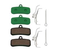 Be In Your Mind Bicycle Disc Brake Pads Cycling Ceramic Brake Pads Replacement Part Compatible with Shimano Compatible with Tektro Dorado 4P HD-E72, Green