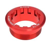 Be In Your Mind Bike Cassette Lock Ring Compatible with Shimano Micro Spline 12 Speed M7100 M6100 M8100, Red