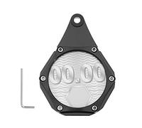 Be In Your Mind Motorbike Tax Disc Holder with Allen Wrench Aluminum Alloy Waterproof Motorcycle Tax Disc Permit Holder for Motorcycles Scooters Mopeds