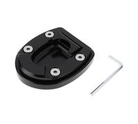 Be In Your Mind Motorcycle Kickstand Extension Pad Side Stand Plate Pad Compatible with Vespa GTS GTV GT Beverly400s, Black
