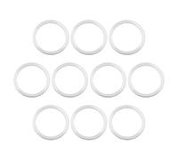 Be In Your Mind Pack of 10 Bicycle Chainring Bolts Spacers Washer Aluminium Alloy Double Ring for Single Seal for Bicycle Headset Chainring, 1 mm Thickness 10 mm Inner Diameter