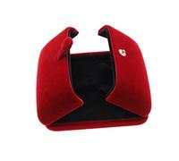 Be In Your Mind Velvet Bangle Case Double Open Bracelet Box Jewelry Gift Organiser Square Display Holder for Proposal Engagement Wedding Jewelry Gift 10x10x4cm Red