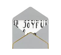 Be Joyful Calligraphy Blank Cards With Envelopes,Greetings Single Cards With Envelopes,Send To A Close Friend