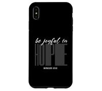 Be Joyful In Hope Romans 1212 Bible Verse Case for iPhone XS Max