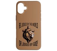 Be Judged by the World or Judged by God Case for iPhone 16 Plus
