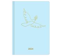 BE KIND 2024 Diary Book Calendar Pocket Calendar 14.8 x 21: Booklet Diary GlamLine