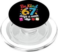 Be Kind 67 Days a Week for Teachers Classroom Fun PopSockets PopGrip for MagSafe