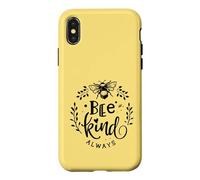 Be Kind Always Bee Graphic Cute Kindness Matters Good Vibes Case for iPhone X/XS