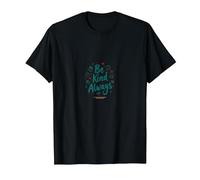 Be Kind Always Inspirational Positivity Message T-Shirt, Men, Black, XL
