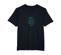 Be Kind Always Inspirational Positivity Message T-Shirt, Men's Big and Tall, Black, 5X Tall