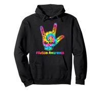 Be Kind ASL Love Sign Language Hand Autism Awareness Pullover Hoodie
