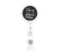Be Kind Autism Awareness Day in A World Where You Can Be Anything Retractable Badge Holder Reel Clip Id Card Holder forNurse Student Office Worker