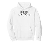 Be Kind Be Brave Authentic Self Empowerment Pullover Hoodie