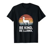 Be Kind Be Llama Cute Llama Kindness T-Shirt