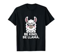 Be Kind Be Llama Cute Llama Kindness T-Shirt
