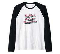Be Kind But with Boundaries Positive Self-Care Mental Health Raglan Baseball Tee