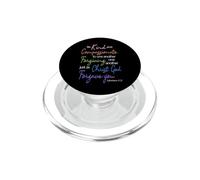 Be Kind & Compassionate: Ephesians 4:32 Scripture Art PopSockets PopGrip for MagSafe