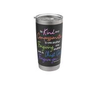 Be Kind & Compassionate: Ephesians 4:32 Scripture Art Stainless Steel Insulated Tumbler