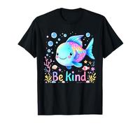 Be Kind Cute Rainbow Fish Underwater Women Girls Kids T-Shirt