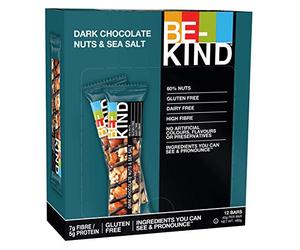 Be-Kind | Dark Chocolate Nuts & Seasalt | 12 x 40 g