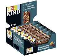 BE-KIND Dark Chocolate Nuts & Seasalt 6 x 12 x 40 g I Nut Bar I Chocolate Bar I Bar I Gluten Free
