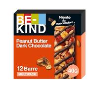 BE-KIND Dark Chocolate with Peanut Butter - Gluten Free Cereal Bars - Peanuts - 12 x 40g