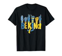 Be Kind Down Syndrome Awareness ALS Hand Sign Teacher Mom T-Shirt