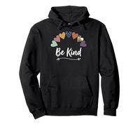 Be Kind Hearts Positivity Pullover Hoodie