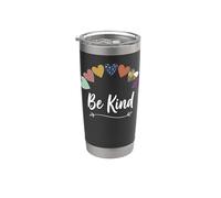 Be Kind Hearts Positivity Stainless Steel Insulated Tumbler