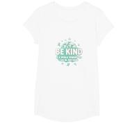 Be Kind in a World Where You Can Be Anything T-Shirt, Girls, White, Medium