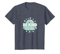 Be Kind in a World Where You Can Be Anything T-Shirt, Kids, Heather Blue, 12 Years