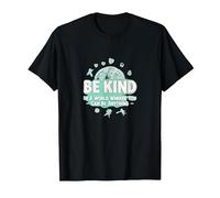 Be Kind in a World Where You Can Be Anything T-Shirt, Men, Black, XL
