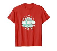Be Kind in a World Where You Can Be Anything T-Shirt, Men, Red, XL