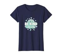 Be Kind in a World Where You Can Be Anything T-Shirt, Women, Navy, XS