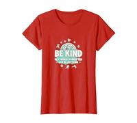 Be Kind in a World Where You Can Be Anything T-Shirt, Women, Red, L