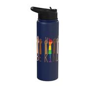 Be Kind - LGBT Pride Stainless Steel Insulated Water Bottle