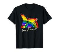 Be Kind. LGBTQ Pride Month Gift, LGBTQI Rainbow Butterfly T-Shirt